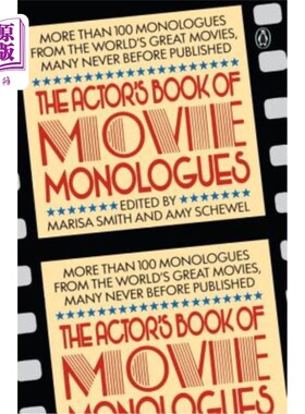 海外直订The Actor's Book of Movie Monologues 演员的电影独白集
