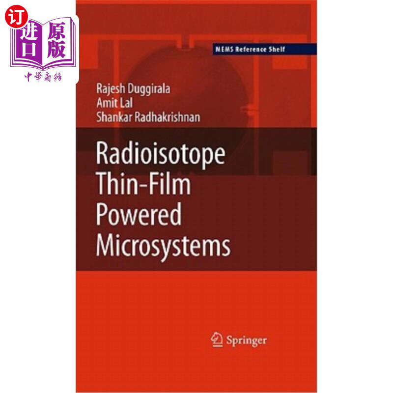 海外直订Radioisotope Thin-Film Powered Microsystems