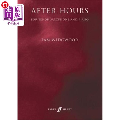 海外直订After Hours for Tenor Saxophone and Piano 男高音萨克斯管和钢琴