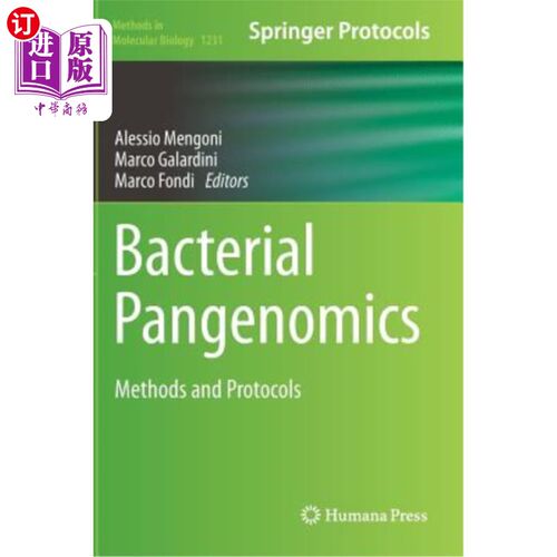 海外直订医药图书Bacterial Pangenomics: Methods and Protocols 细菌泛基因组学：方法和方案