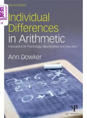 海外直订Individual Differences in Arithmetic: Implications for Psychology, Neuroscience  算术的个体差异:对心理学、