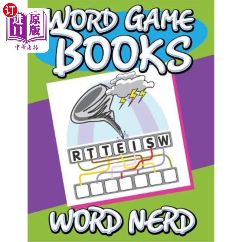 海外直订Word Game Books (Word Nerd) 文字游戏书（文字书呆子）