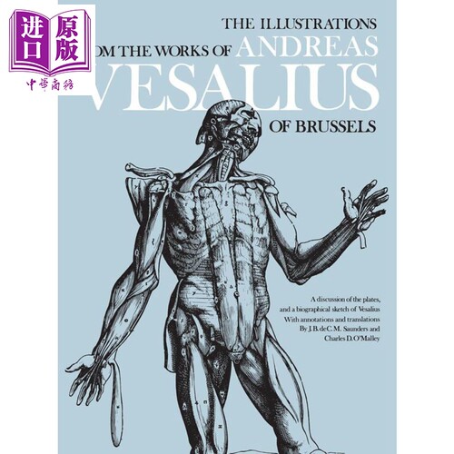 The Illustrations from the Works of Andreas Vesalius of Brussels 进口艺术 Andreas Vesalius作品的插图【中商原版】