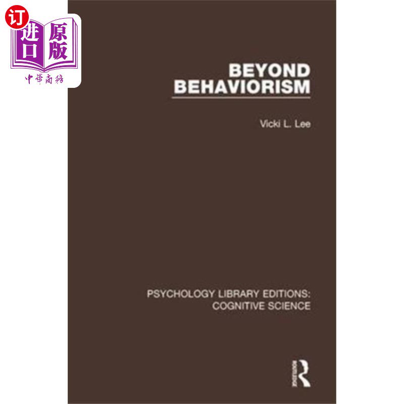 海外直订Beyond Behaviorism 在行为主义