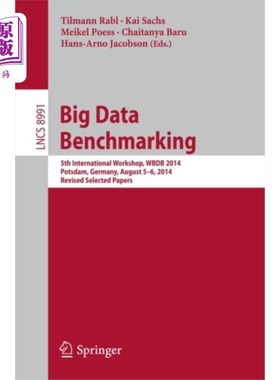 海外直订Big Data Benchmarking 大数据标杆
