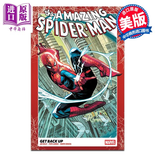 漫画 超凡蜘蛛侠 01：重新站起 Amazing Spider-Man Vol. 1: Get Back Up 英文原版  Kelly, Joe【中商原版】