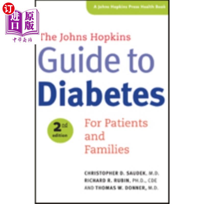 海外直订医药图书Johns Hopkins Guide to Diabetes 约翰霍普金斯糖尿病指南