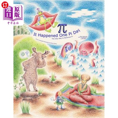 海外直订It Happened One Pi Day: The Easy Way to Memorize Pi 它发生在一个圆周率日：记忆圆周率的简单方法