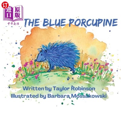 海外直订Stu the Blue Porcupine 蓝色豪猪斯图