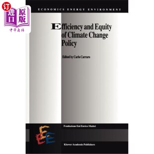 海外直订Efficiency and Equity of Climate Change Policy 气候变化政策的效率与公平