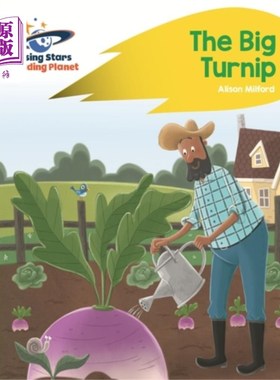 海外直订Reading Planet - The Big Turnip - Yellow: Rocket Phonics 阅读星球-大萝卜-黄色：火箭拼音