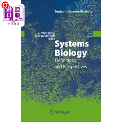 海外直订Systems Biology: Definitions and Perspectives 系统生物学：定义与展望