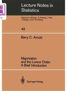 海外直订Majorization and the Lorenz Order: A Brief Introduction 多数与洛伦兹秩序：简介