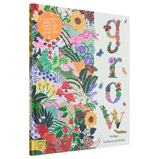 现货 植物绘本 Sara Boccaccini Meadows 手绘生长画册 Grow 英文原版 进口图书 儿童绘本 园艺种植图画书 7-10岁【中商原版】