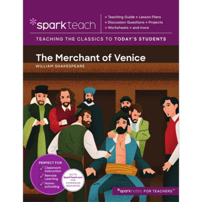 Sparkteach系列 威尼斯商人 英文原版 Sparkteach The Merchant of Venice 莎士比亚四大喜剧 William Shakespeare【中商原版