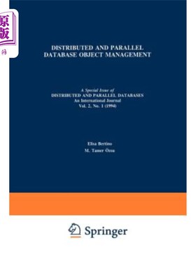海外直订Distributed and Parallel Database Object Management 分布式并行数据库对象管理
