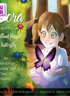 海外直订Cora and the Brilliant Purple Butterfly 科拉和灿烂的紫色蝴蝶