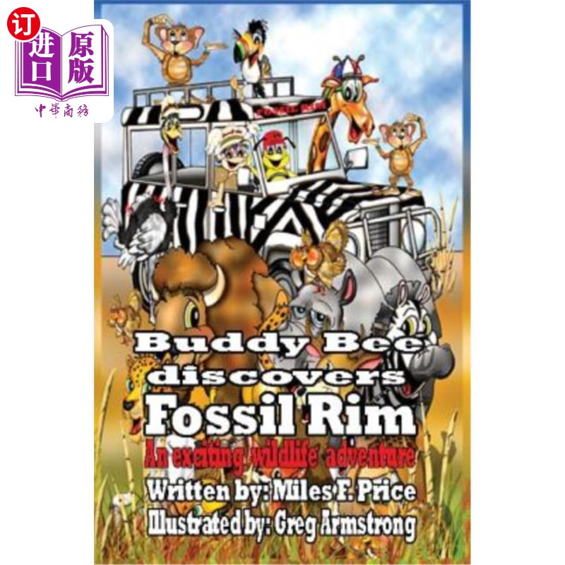 海外直订Buddy Bee Discovers Fossil Rim Buddy Bee发现了化石边缘