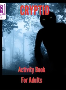 海外直订Cryptid Activity Book: For Adults 神秘活动书：成人版