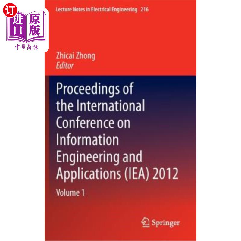 海外直订Proceedings of the International Conference on Information Engineering and Appli 信息工程与应用国际会议论文