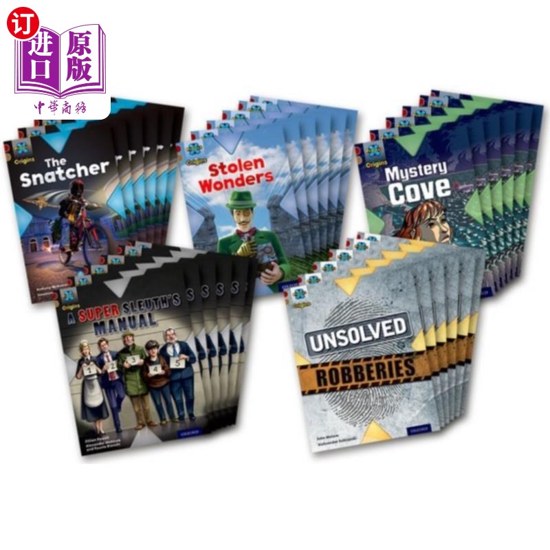 海外直订Project X Origins: Dark Red Book Band, Oxford Le... X计划起源:牛津大学暗红书带第18关:谁Dunnit?: 30个套装