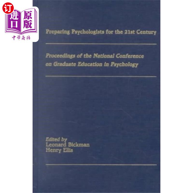 海外直订Preparing Psychologists for the 21st Century 为21世纪的心理学家做准备