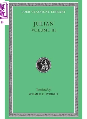 预售 洛布古典丛书 尤利安 卷3 Julian, Volume III Julian 希英对照版【中商原版】