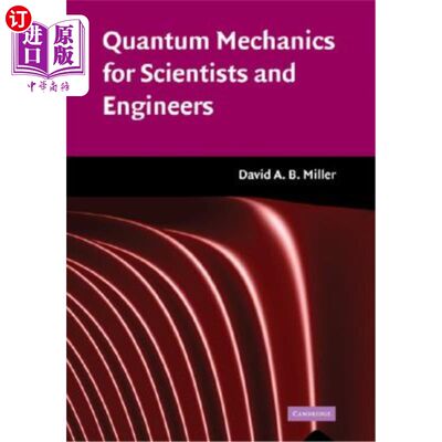 海外直订Quantum Mechanics for Scientists and Engineers 科学家和工程师的量子力学