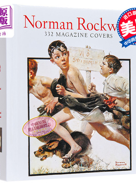 预售 Norman Rockwell: 332 Magazine Covers 进口艺术 诺曼·洛克威尔:332个杂志封面 小开本便携版本【中商原版】