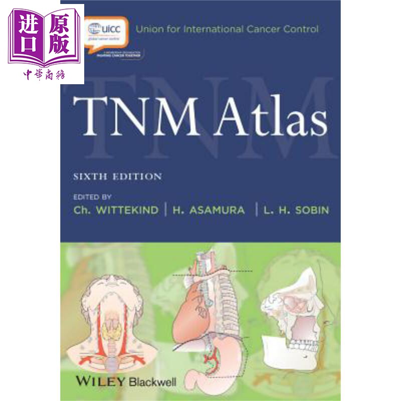 现货 肿瘤淋巴结转移图集 第6版 Tnm Atlas Christian Wittekind 英文原版【中商原版】