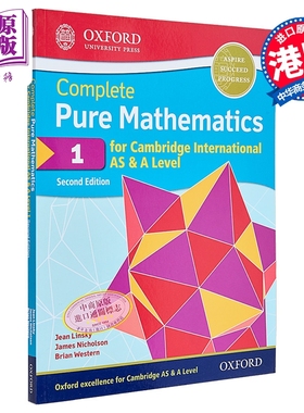 Complete Pure Mathematics 1 for Cambridge International AS & A Level 剑桥国际AS ALevel 纯数学1教材【中商原版】