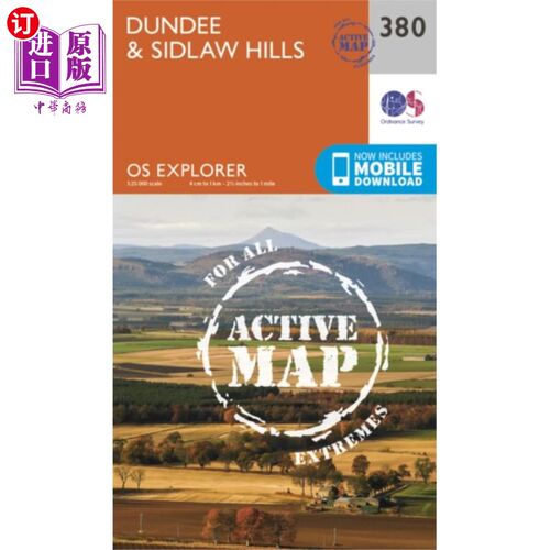 海外直订Dundee and Sidlaw Hills 邓迪和西德洛山