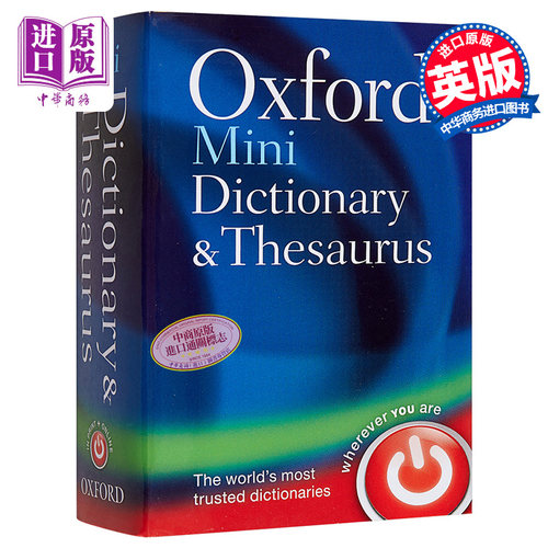 牛津大学出版 Oxford Mini Dictionary and Thesaurus 牛津迷你词典和同义词库【中商原版】