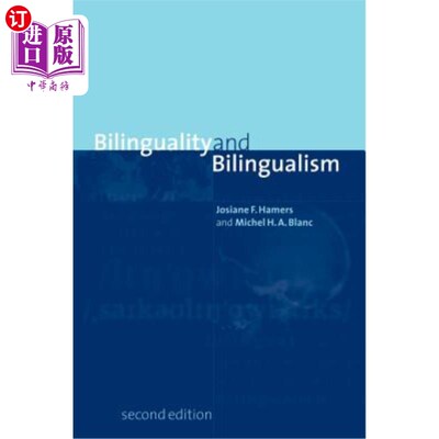 海外直订Bilinguality and Bilingualism 双语与双语