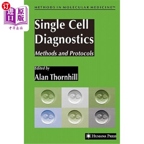 海外直订Single Cell Diagnostics: Methods and Protocols 单细胞诊断:方法和协议