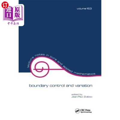 海外直订Boundary Control and Variation 边界控制与变异