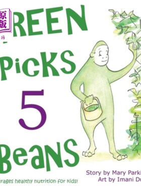 海外直订Green Picks 5 Beans: Encourages Healthy Nutrition for Children 绿色摘5豆：鼓励儿童健康营养