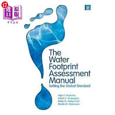 海外直订Water Footprint Assessment Manual 水足迹评估手册