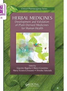 海外直订医药图书Herbal Medicines: Development and Validation of Plant-Derived Medicines for Huma 草药:用于人类健康