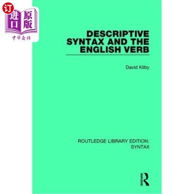 海外直订Descriptive Syntax and the English Verb 描述性句法与英语动词