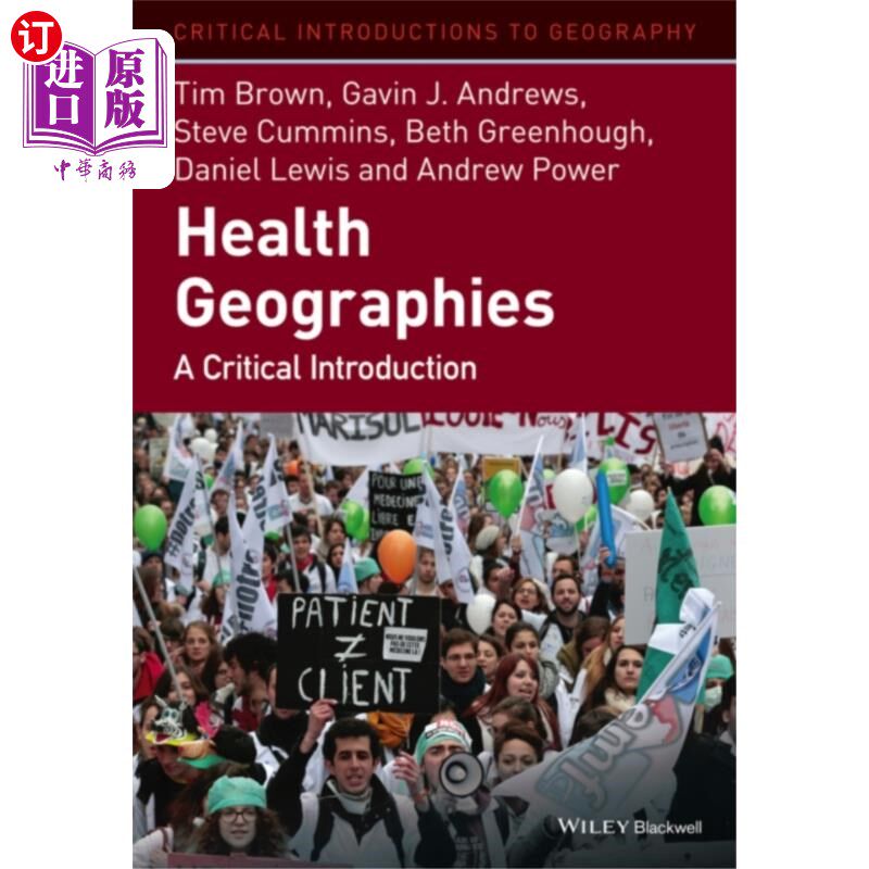 海外直订Health Geographies - A Critical Introduction 卫生区域