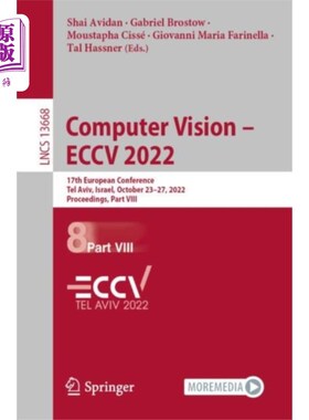 海外直订Computer Vision - ECCV 2022 计算机视觉- ECCV 2022