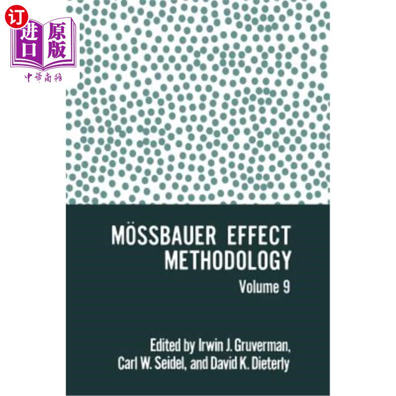 海外直订M?ssbauer Effect Methodology M ?ssbauer效应方法