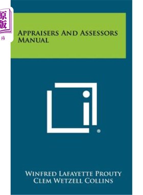 海外直订Appraisers and Assessors Manual 评估师和评估员手册
