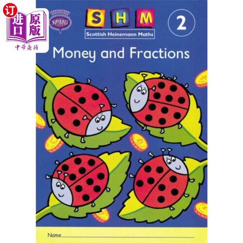 海外直订Scottish Heinemann Maths 2: Money and Fractions ... 苏格兰海涅曼数学2:金钱和分数活动手册8包