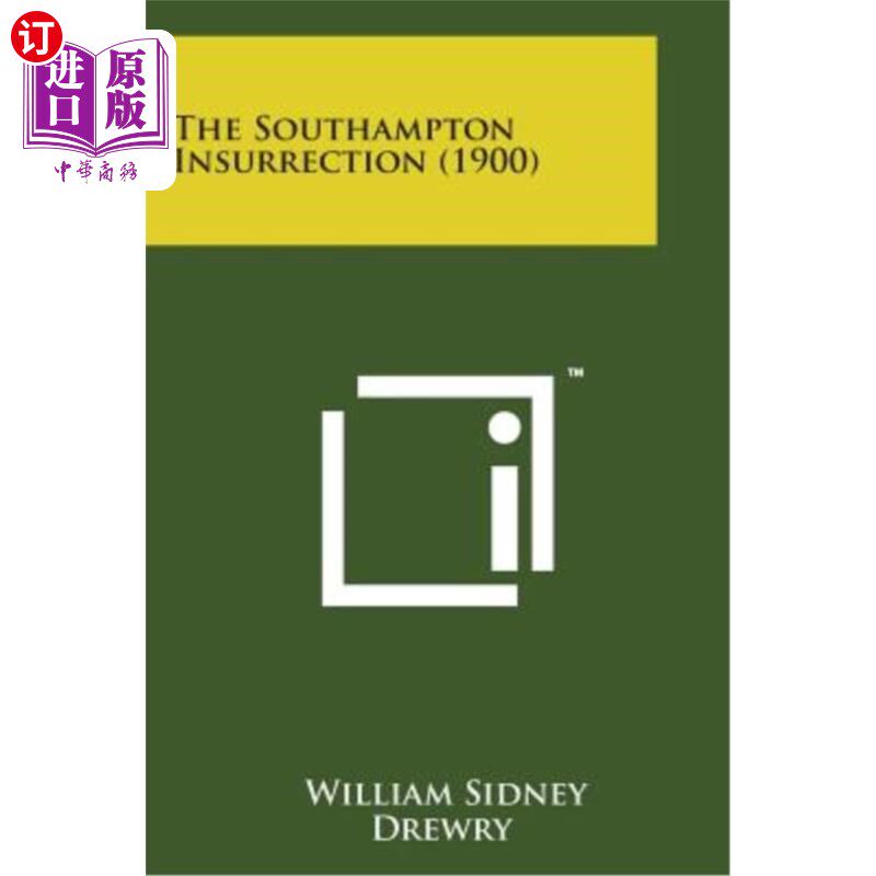 海外直订The Southampton Insurrection (1900) 南安普敦起义（1900）