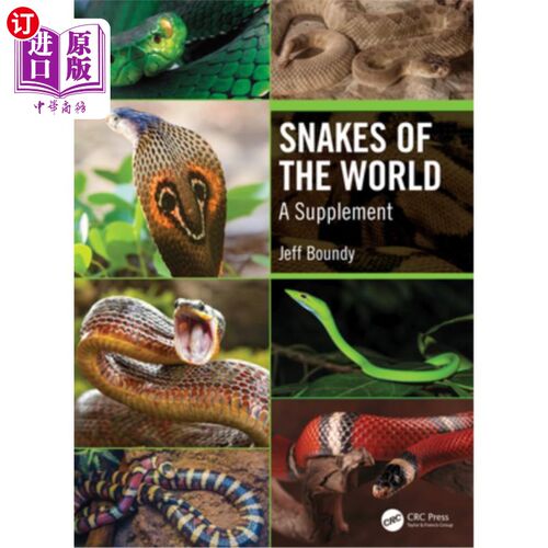海外直订Snakes of the World: A Supplement 世界蛇：补充
