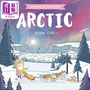 Kearney 中商原版 Skip 极地 Brendan Arctic英文原版 with Adventures 知识百科图画书 DK绘本百科 Finn 儿童科普绘本 and