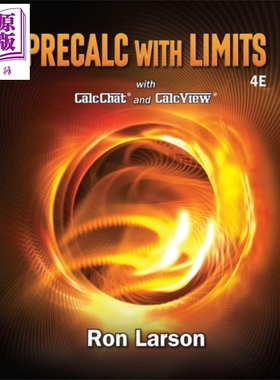 现货 微积分预备 第4版 Ron Larson Precalculus with Limits 英文原版 【中商原版】