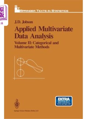 海外直订Applied Multivariate Data Analysis: Volume II: Categorical and Multivariate Meth 应用多变量数据分析：第二卷